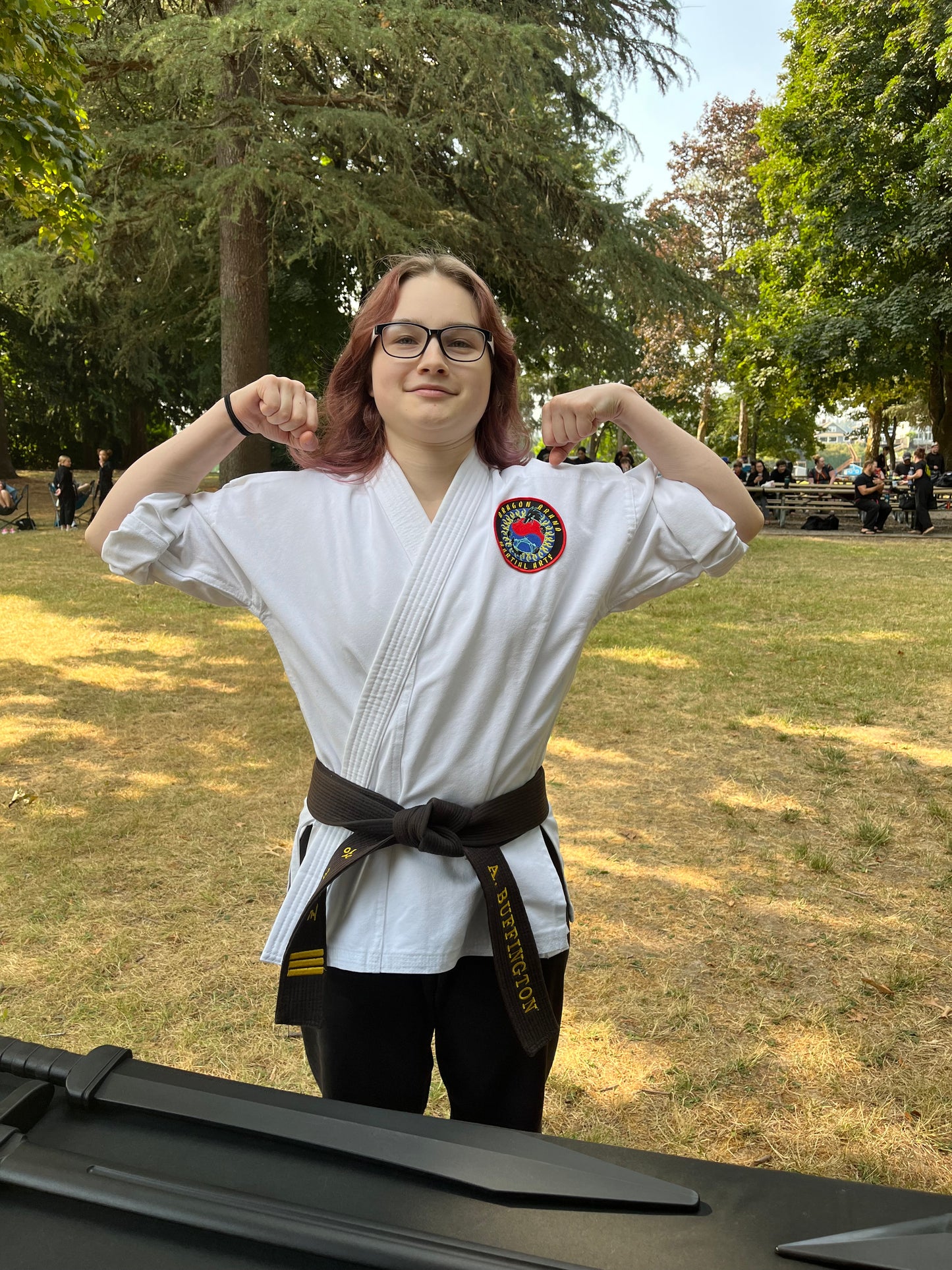 Individual training session with Ms. Buffington