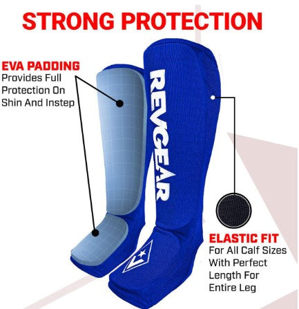Cloth Shin & Instep Guard Lightweight Training Protection